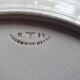 Plat de service rond J Vieillard