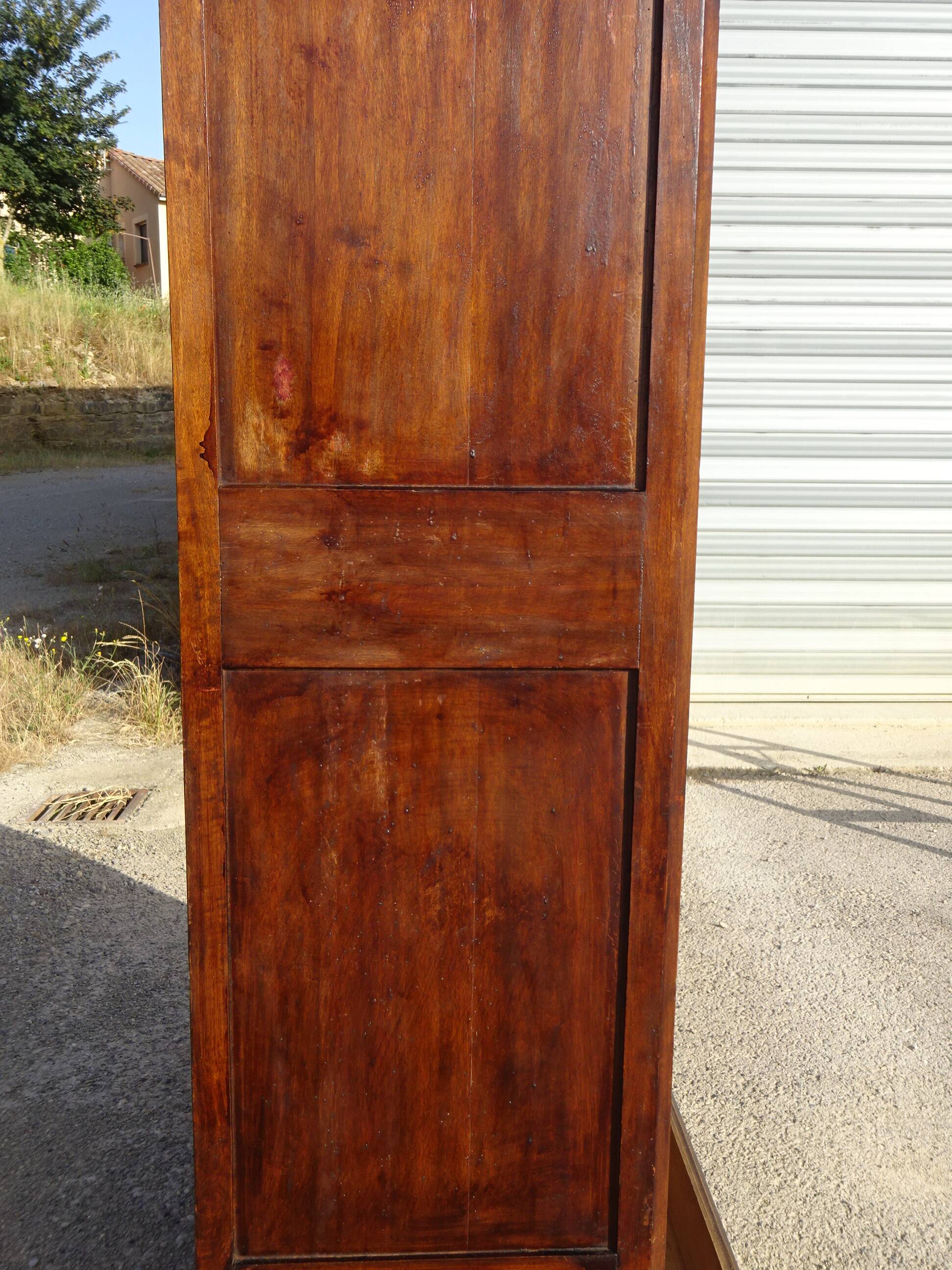 Louis Philippe style walnut wardrobe