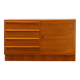 Compact mid-century teak sideboard