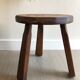 Tabouret tripode bois