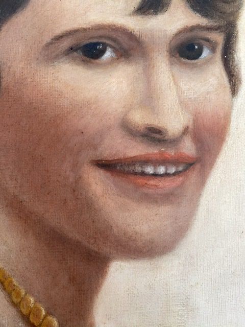 Portrait of a woman, signed Debiesse dated 1928