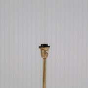 Modern mid-century brass trumpet-shaped floor lamp, Sweden, 1960s.