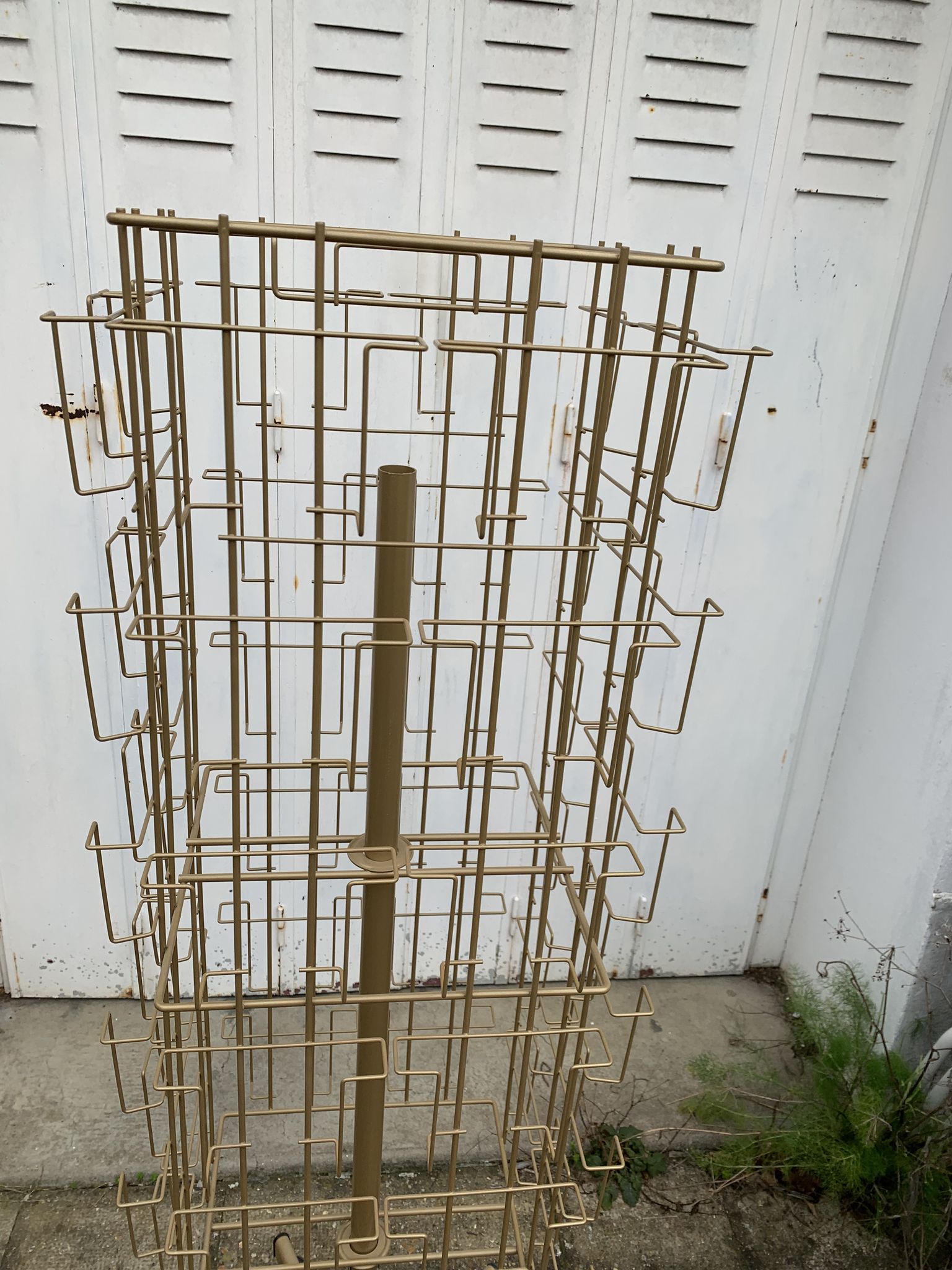 Card holder, gilded metal turnstile photo holder, industrial decoration