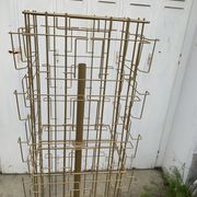 Card holder, gilded metal turnstile photo holder, industrial decoration