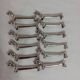 Silver metal knife holder