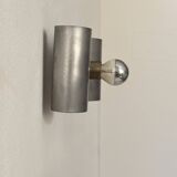 Applique vintage, métal brossé, France, 1970