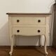 Chest of drawers with two drawers in wood