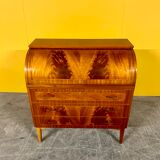 Swedish vintage roll-top desk by Egon Ostergaard, 1960s