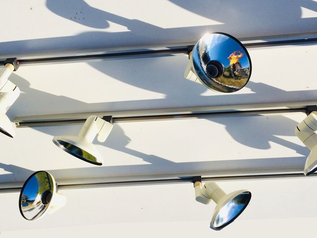 8 spots and 3 rails philips vintage 80s