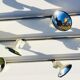 8 spots et 3 rails philips vintage 80s