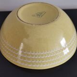 Ancien saladier Longchamp jaune soleil vintage