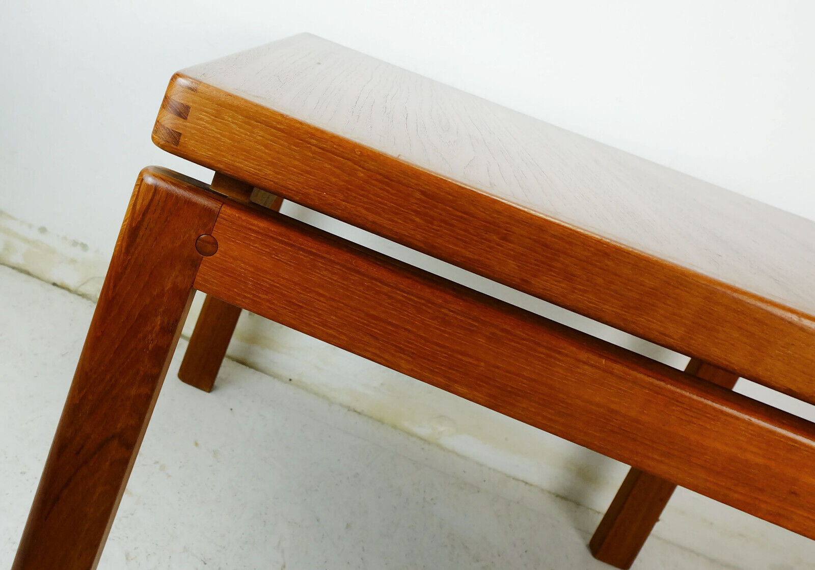 Coffee table in teak made in denmark 1970s