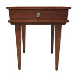 Bedside vintage nightstand compass legs drawer Stella