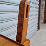 Oak sofa end