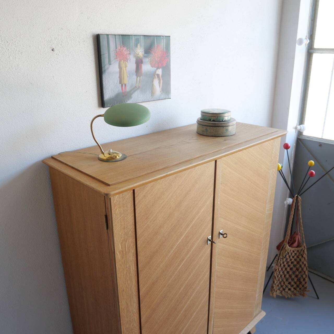 Armoire vintage rénovée 1950