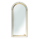 Large facet cut mirror with gilded frame by Deknudt, 1960s