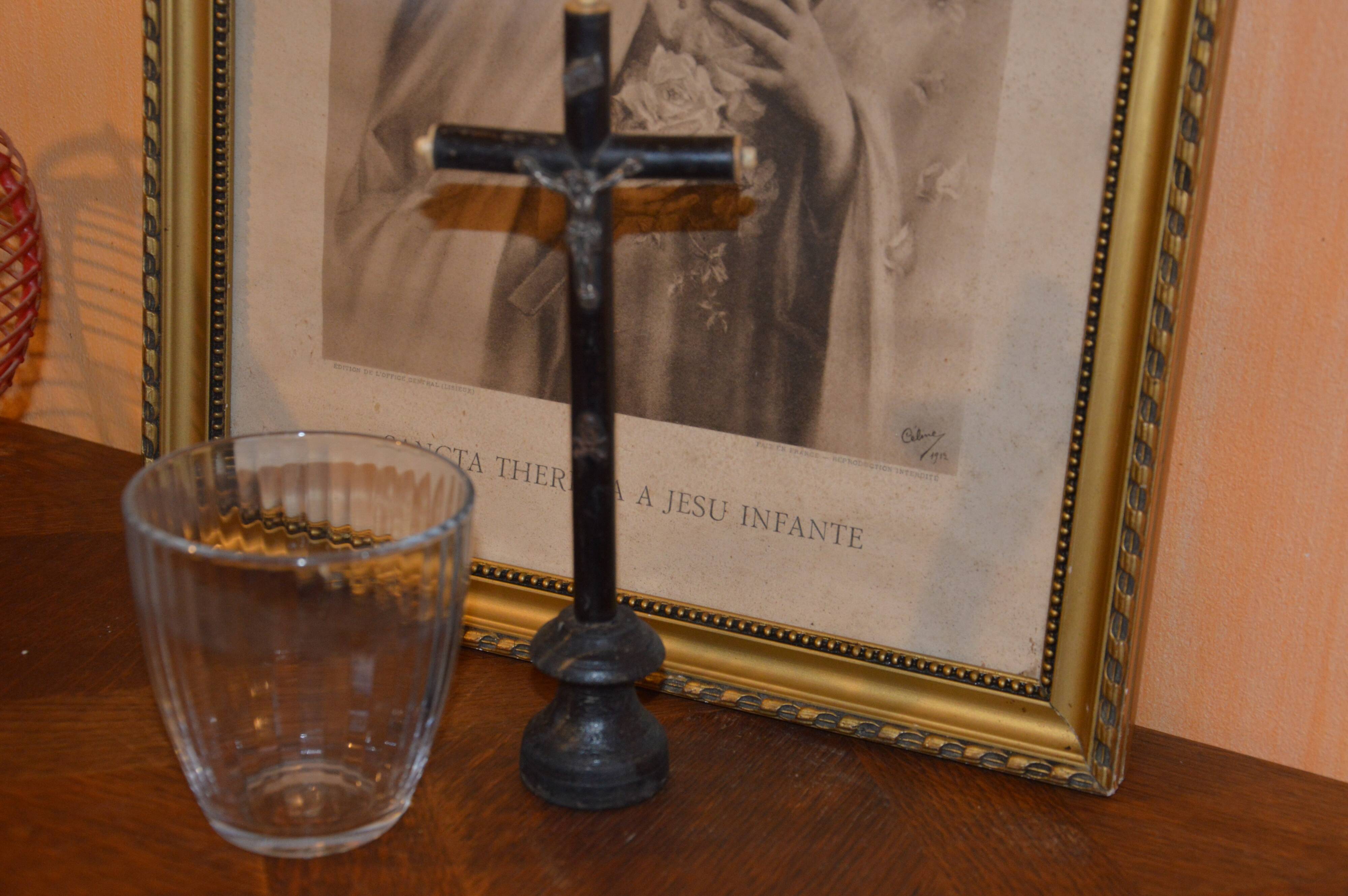 Antique Altar Crucifix