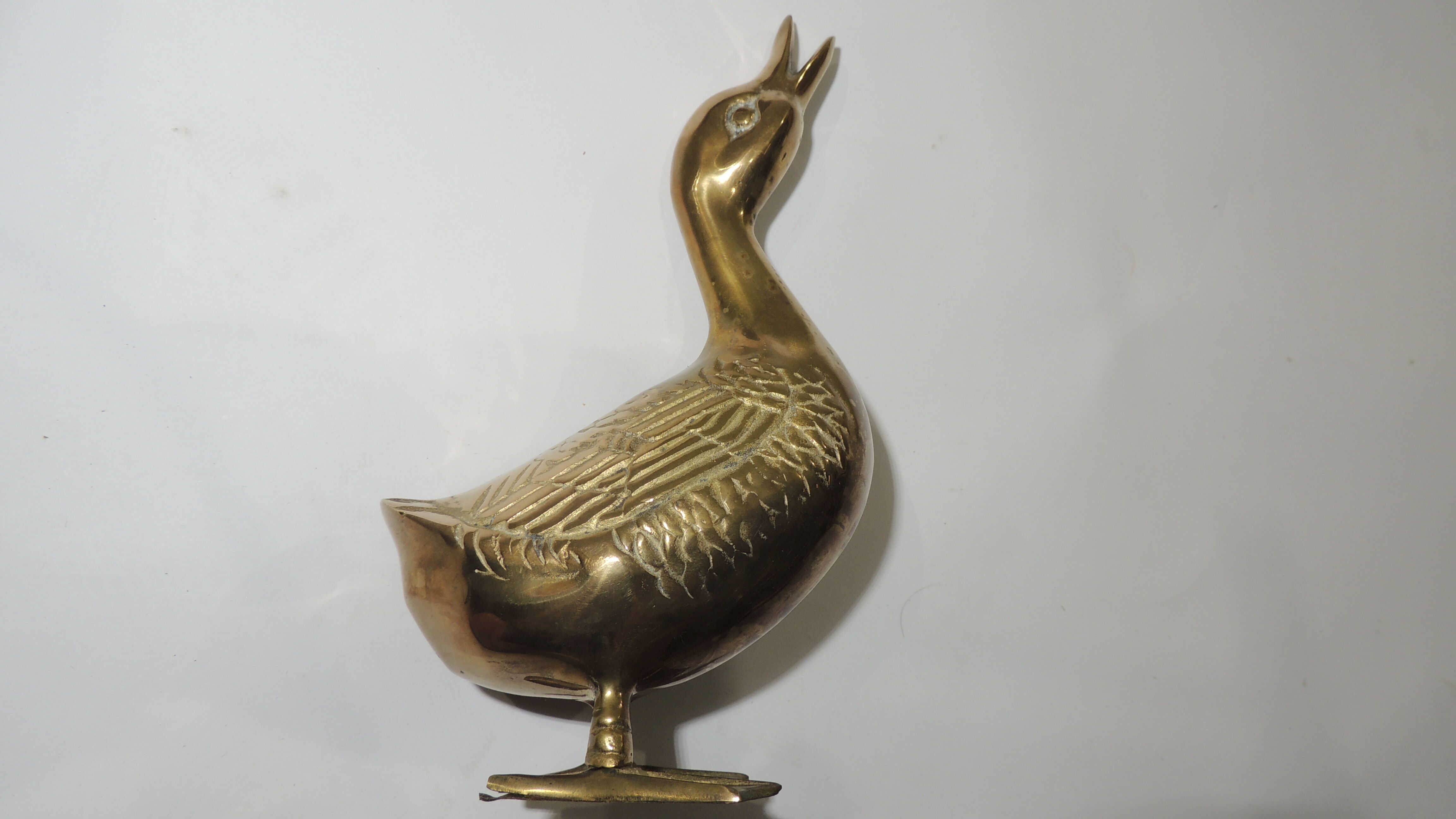 Brass/vintage duck set