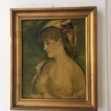 Painting old portrait