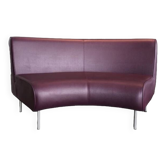 Canapé en cuir banquette en cuir