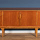 Retro 1960s Teak Jentique Mid Century Sideboard With Folded Handles