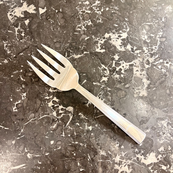 Christofle service range, silver metal, Gabon model