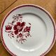 Dessert plates with lily flowers from Saint Amand.