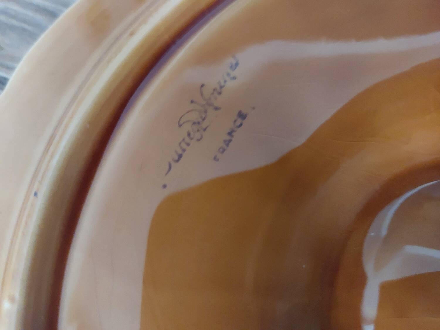 Sarreguemines oyster plate