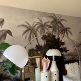 Floor lamp arch foot marble