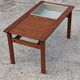 Vintage Scandinavian teak planter coffee table – 1960s