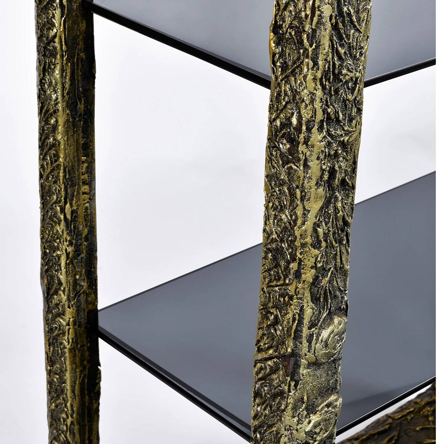 Adrian Pearsall for Craft Associates Brutalist etagere display shelves