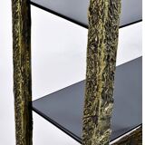 Adrian Pearsall for Craft Associates Brutalist etagere display shelves