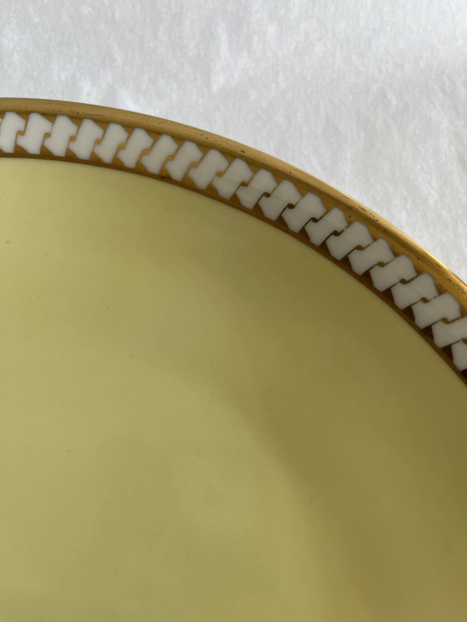 Vintage cake dish in German porcelain, KPM Krister Germany, decoration.