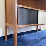 Scandinavian vintage library storage cabinet