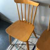 Suite of 4 vintage chairs