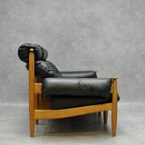 Leather vintage 3 seater sofa