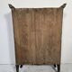 Glass-fronted walnut cabinet – 18th century – Verriau