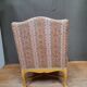 Pair of louis xv style upholstered armchairs