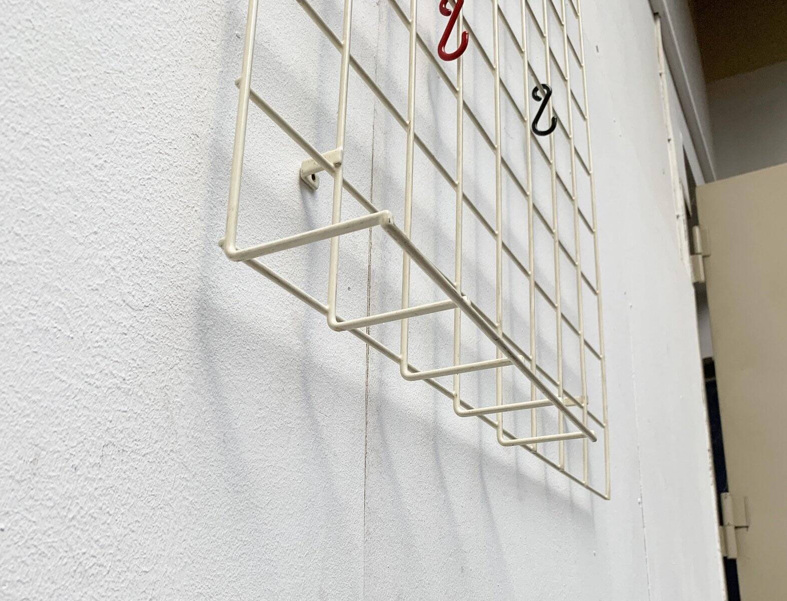 Mid-century German minimalist rope coat rack from the 1960s.