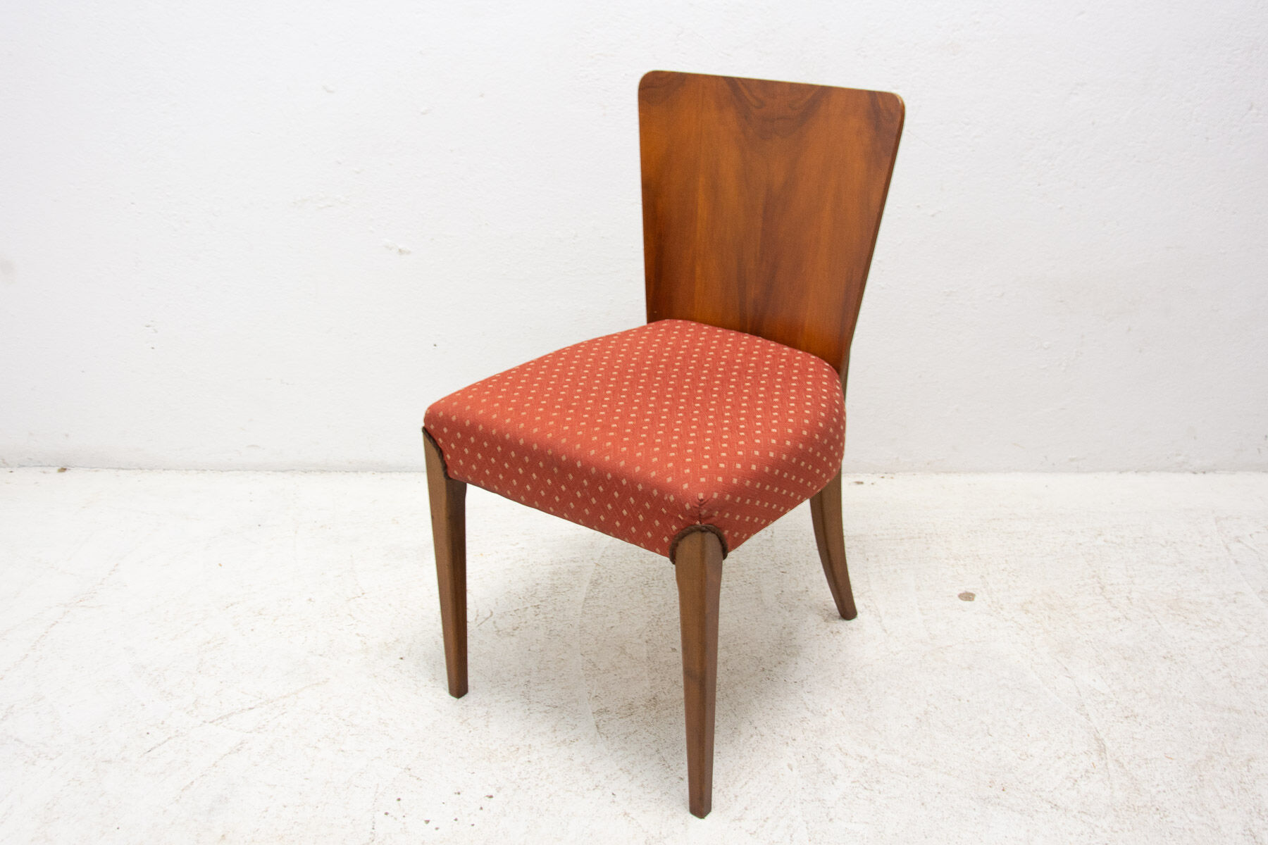 Art Deco Dining Chairs H-214 by Jindrich Halabala for ÚP Závody, 1950's