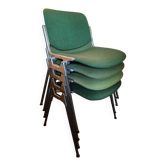 Set de 4 Chaises DSC 106 par Giancarlo Piretti Anonima Castelli, 1965,