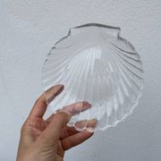 Coupelle coquillage en verre vintage