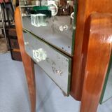 Art Deco mirrored bedside table
