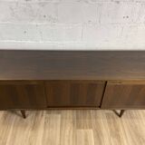 Large vintage Scandinavian sideboard in stained oak by Skovby, 1960s