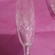 Vintage crystal flutes