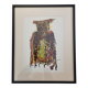 Jean-Paul Riopelle – Original lithograph – Stylized owl, 42 x 52 cm