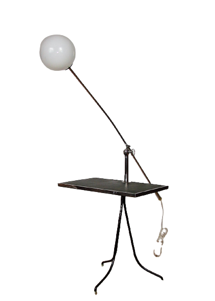 Floor lamp with table, 1960