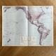 Old map of air routes — New World | Americas, Pa