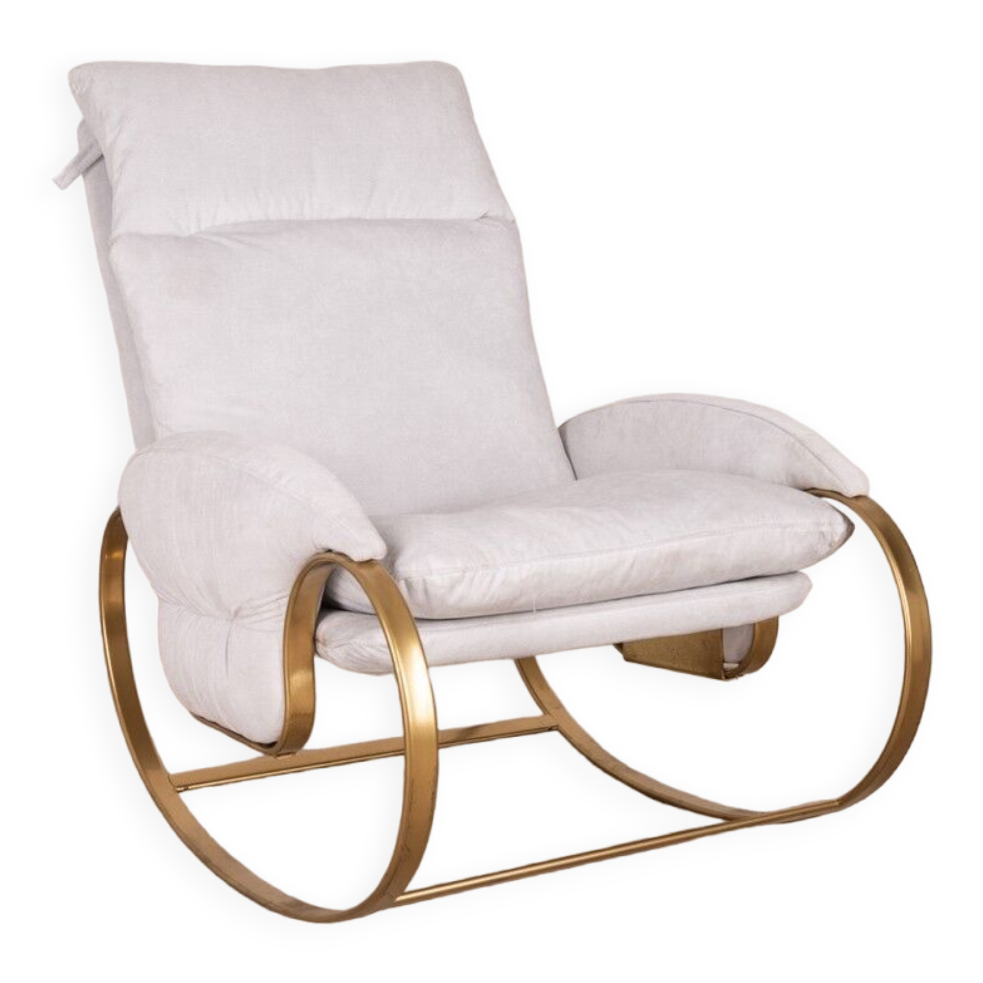 Rocking-chair vintage 70s Design G. Faleschini