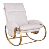 Rocking-chair vintage 70s Design G. Faleschini